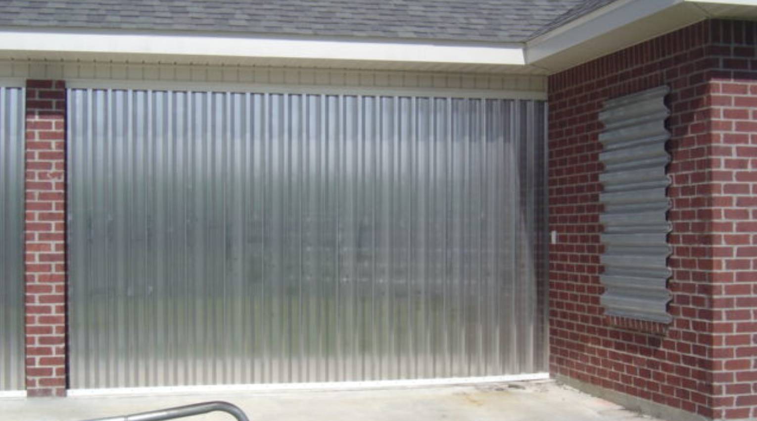 Hurricane aluminum storm panels home protection