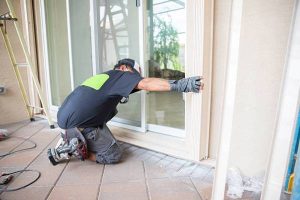 Brevard team installing hurricane shutter protection